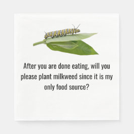 （昆虫）オオカバマダラ、モナーク蝶ナプキン スタンダードランチョンナプキン
