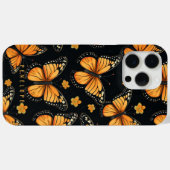 (昆虫)オオカバマダラ、モナーク蝶パーソナライズされたiPhoneケース Case-Mate iPhoneケース (裏面 (横))