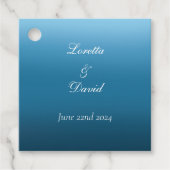 (昆虫)オオカバマダラ、モナーク蝶ブルーグラデーション フェイバータグ (正面)