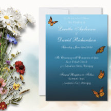 （昆虫）オオカバマダラ、モナーク蝶ブルーグラデーション