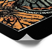 （昆虫）オオカバマダラ、モナーク蝶ポスター ポスター (角)