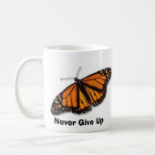 （昆虫）オオカバマダラ、モナーク蝶マグ コーヒーマグカップ (左)