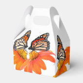 (昆虫)オオカバマダラ、モナーク蝶メキシカンヒマワリ花フローラ フェイバーボックス (裏面サイド)