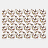 （昆虫）オオカバマダラ、モナーク蝶ラッピング紙 ラッピングペーパーシート (正面)