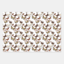 （昆虫）オオカバマダラ、モナーク蝶ラッピング紙 ラッピングペーパーシート