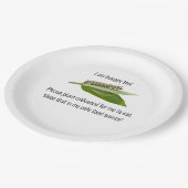 （昆虫）オオカバマダラ、モナーク蝶紙プレート ペーパープレート (アングル)