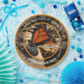 (昆虫)オオカバマダラ、モナーク蝶自然パーソナライズされたパーティー ペーパープレート (パーティー)