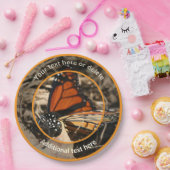 (昆虫)オオカバマダラ、モナーク蝶自然パーソナライズされたパーティー ペーパープレート (パーティー)