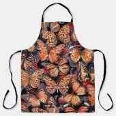 (昆虫)オオカバマダラ、モナーク蝶 エプロン (正面)
