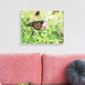 （昆虫）オオカバマダラ、モナーク蝶 キャンバスプリント (インサイチュ (リビング))