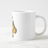 （昆虫）オオカバマダラ、モナーク蝶 ジャンボコーヒーマグカップ (右)