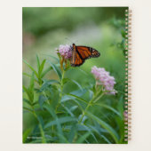 （昆虫）オオカバマダラ、モナーク蝶 プランナー手帳 (裏面)