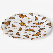 (昆虫)オオカバマダラ、モナーク蝶 ペーパープレート (アングル)