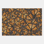 （昆虫）オオカバマダラ、モナーク蝶 ラッピングペーパーシート (正面3)