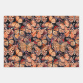 （昆虫）オオカバマダラ、モナーク蝶 ラッピングペーパーシート (正面2)