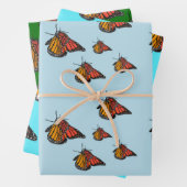 （昆虫）オオカバマダラ、モナーク蝶 ラッピングペーパーシート (インサイチュ)