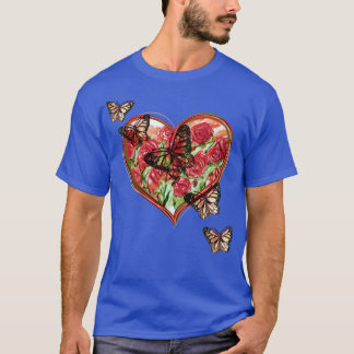 (昆虫)オオカバマダラ、モナーク蝶 Tシャツ