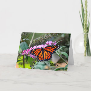 （昆虫）オオカバマダラ、モナーク5100の結婚のお祝いカード カード