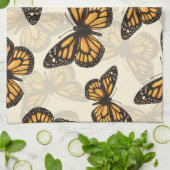 （昆虫）オオカバマダラ、モナーク キッチンタオル (折り畳み)