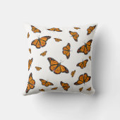 （昆虫）オオカバマダラ、モナーク クッション (裏面)