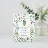 （昆虫）オオカバマダラ、モナーク·クリサリスつるとチョウの注 カード (スタンド正面)