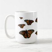 (昆虫)オオカバマダラ、モナーク コーヒーマグカップ (左)