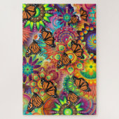 （昆虫）オオカバマダラ、モナーク ジグソーパズル (縦)