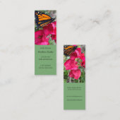 (昆虫)オオカバマダラ、モナーク スキニー名刺 (正面/裏面)