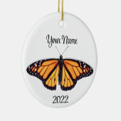 (昆虫)オオカバマダラ、モナーク セラミックオーナメント (右)