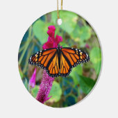 （昆虫）オオカバマダラ、モナーク セラミックオーナメント (左)