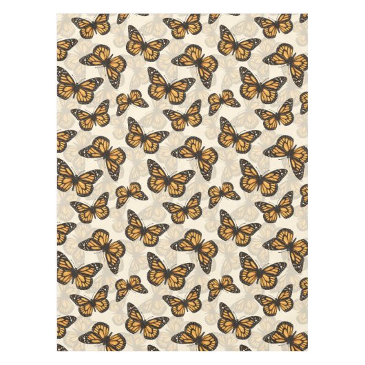 （昆虫）オオカバマダラ、モナーク テーブルクロス (正面)