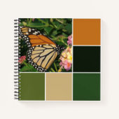 （昆虫）オオカバマダラ、モナーク ノートブック (正面)