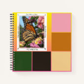 （昆虫）オオカバマダラ、モナーク ノートブック (正面)