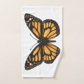（昆虫）オオカバマダラ、モナーク バスタオルセット (ハンドタオル)