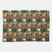 (昆虫)オオカバマダラ、モナーク-バタフライシリーズキッチンタオル キッチンタオル (横)