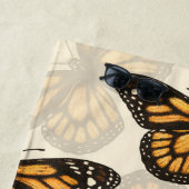 （昆虫）オオカバマダラ、モナーク ビーチタオル (インサイチュ)