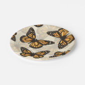 （昆虫）オオカバマダラ、モナーク ペーパープレート (アングル)