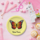 （昆虫）オオカバマダラ、モナーク ペーパープレート (パーティー)