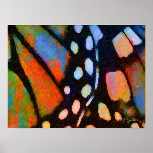 （昆虫）オオカバマダラ、モナーク ポスター (正面)