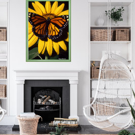 （昆虫）オオカバマダラ、モナーク ポスター