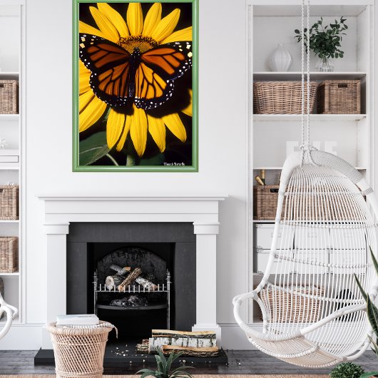 （昆虫）オオカバマダラ、モナーク ポスター