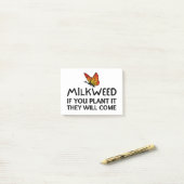 （昆虫）オオカバマダラ、モナーク ポストイット (デスク上)