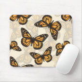 （昆虫）オオカバマダラ、モナーク マウスパッド (マウス)