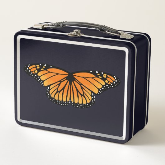 （昆虫）オオカバマダラ、モナーク メタルランチボックス (正面)