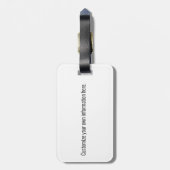 （昆虫）オオカバマダラ、モナーク ラゲッジタグ (裏面縦)