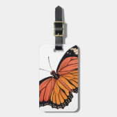 （昆虫）オオカバマダラ、モナーク ラゲッジタグ (正面縦)