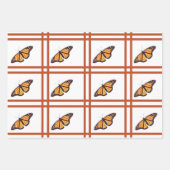 (昆虫)オオカバマダラ、モナーク ラッピングペーパーシート (正面)