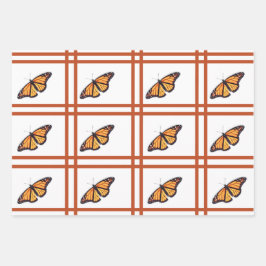 （昆虫）オオカバマダラ、モナーク ラッピングペーパーシート