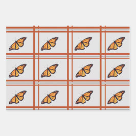 （昆虫）オオカバマダラ、モナーク ラッピングペーパーシート