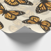 （昆虫）オオカバマダラ、モナーク ラッピングペーパー (角)